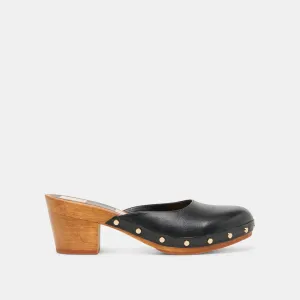 CAMYN TALONS CUIR NOIR