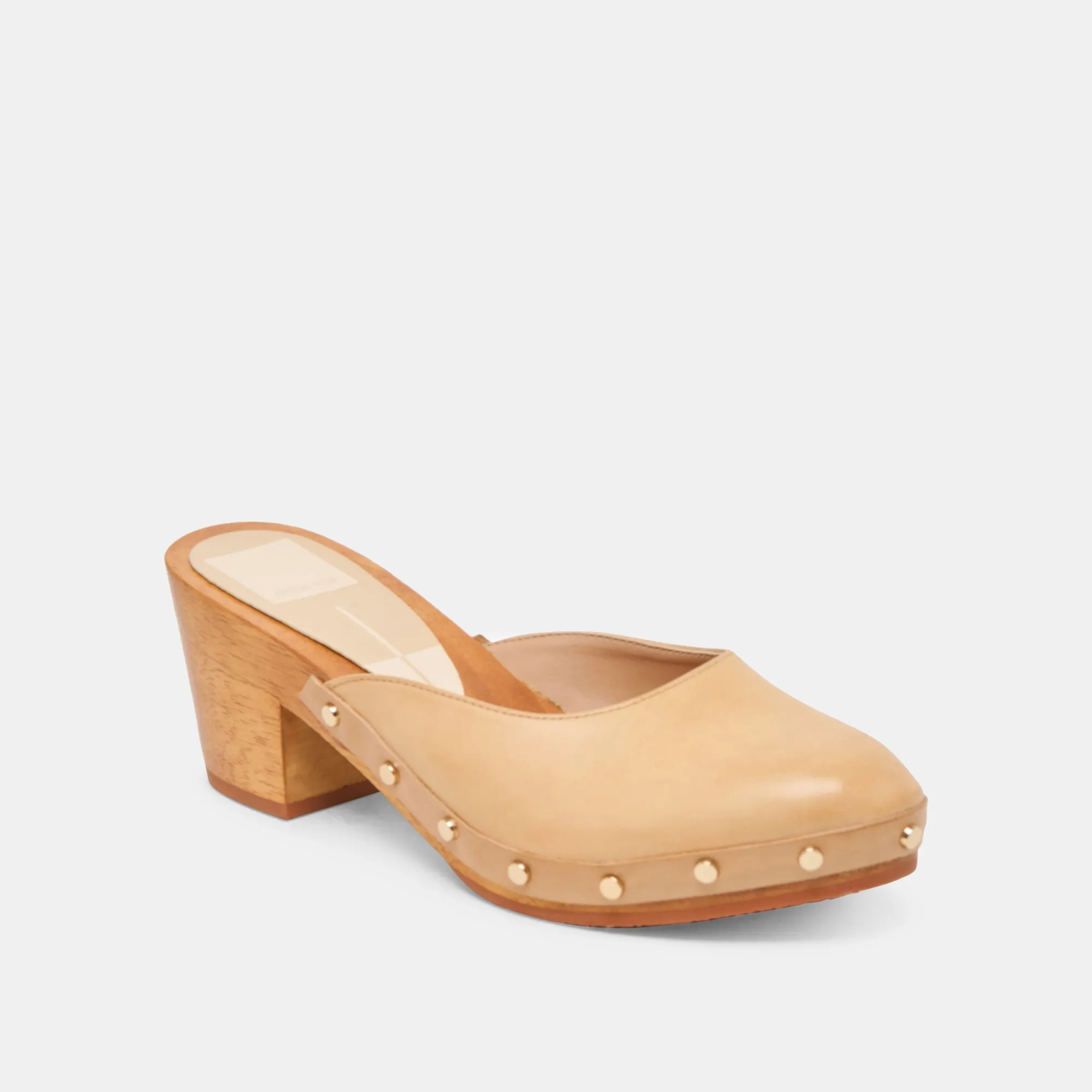 CAMYN HEELS CAFÉ EN CUIR