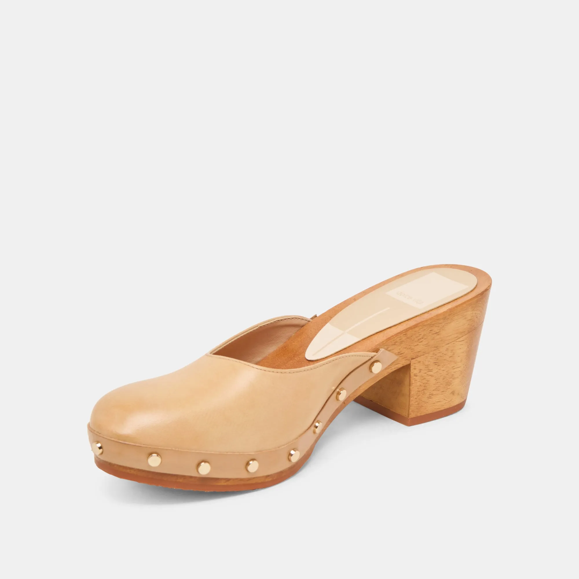 CAMYN HEELS CAFÉ EN CUIR