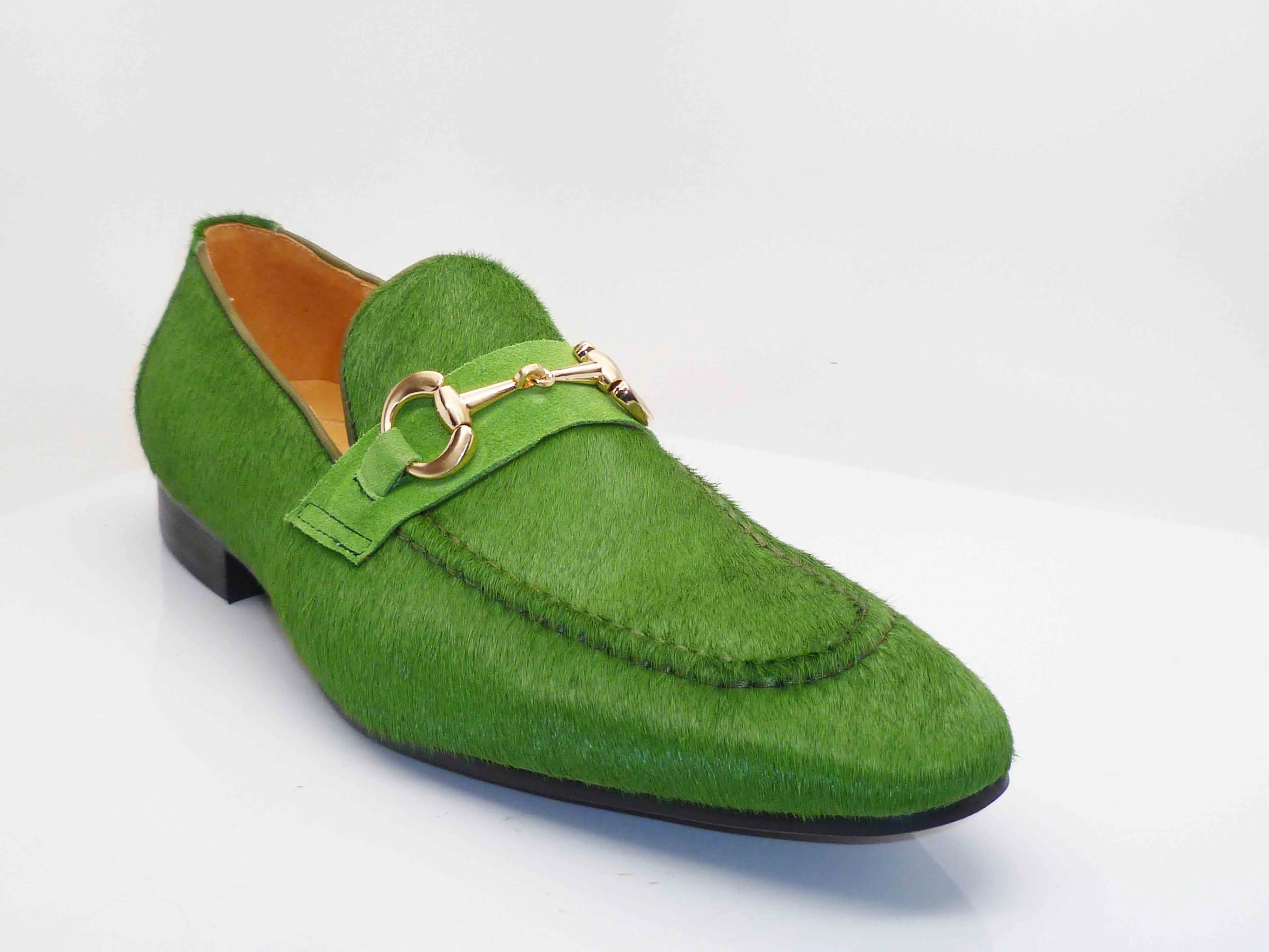 Carrucci par Maurice Mocassin en Poil de Poney Vert