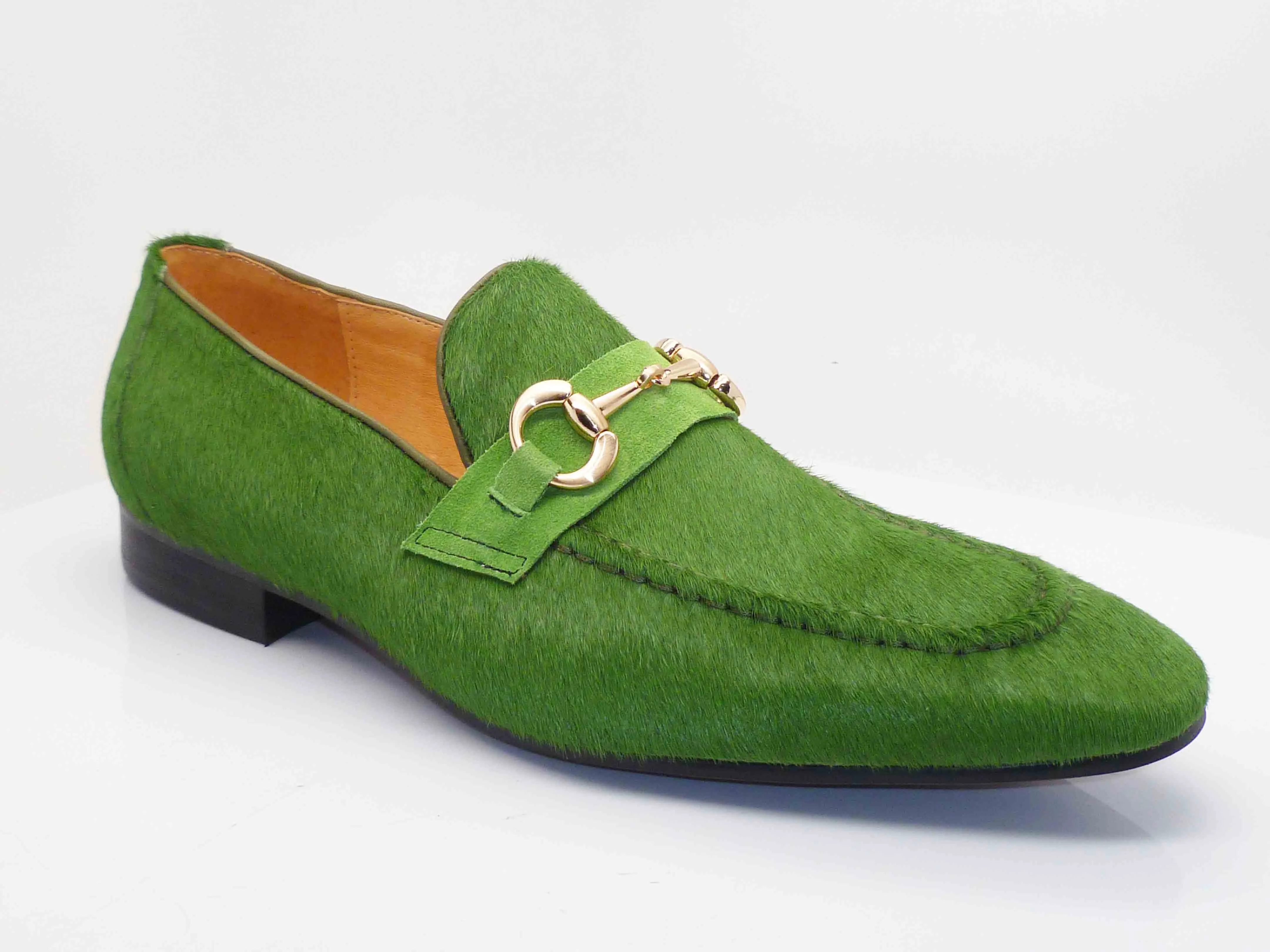 Carrucci par Maurice Mocassin en Poil de Poney Vert