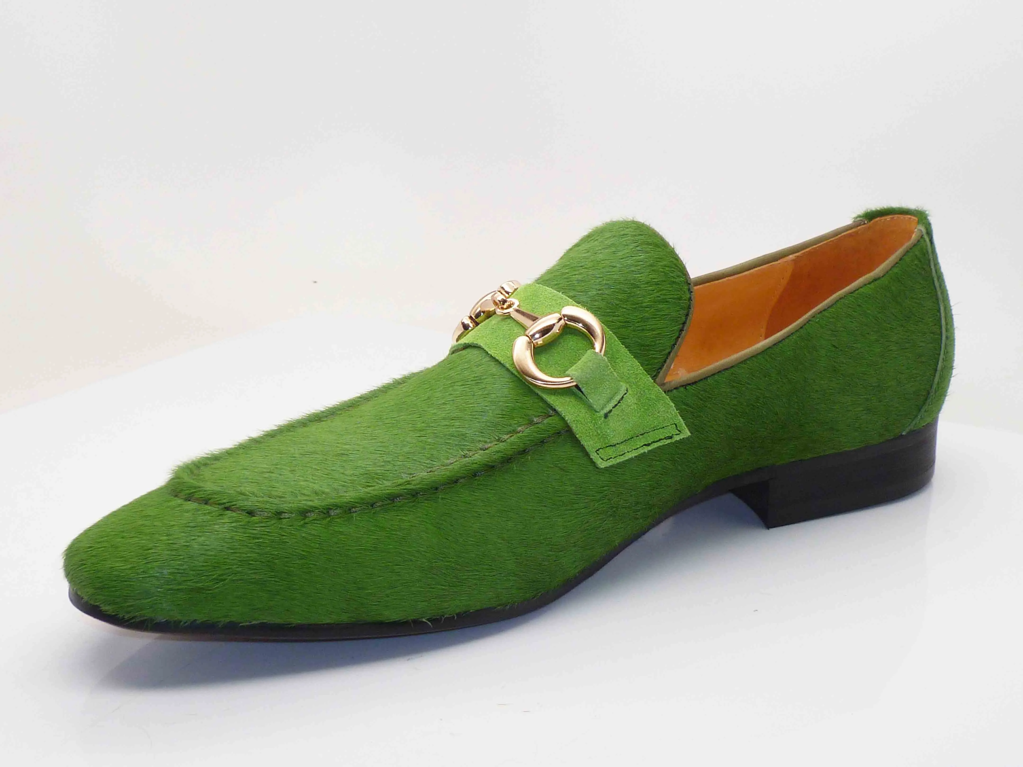 Carrucci par Maurice Mocassin en Poil de Poney Vert