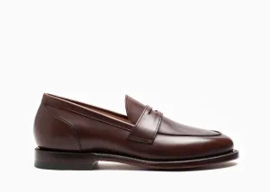 Clara Penny Loafer en Veau Tabac