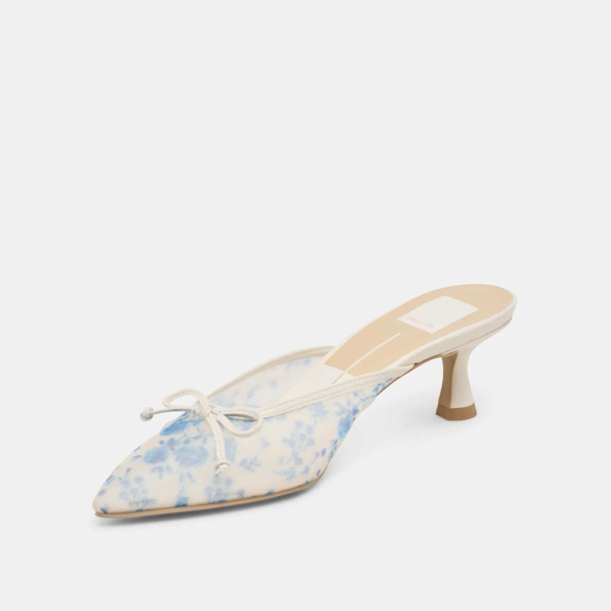CLEO TALONS MESH FLEURIS BLEU
