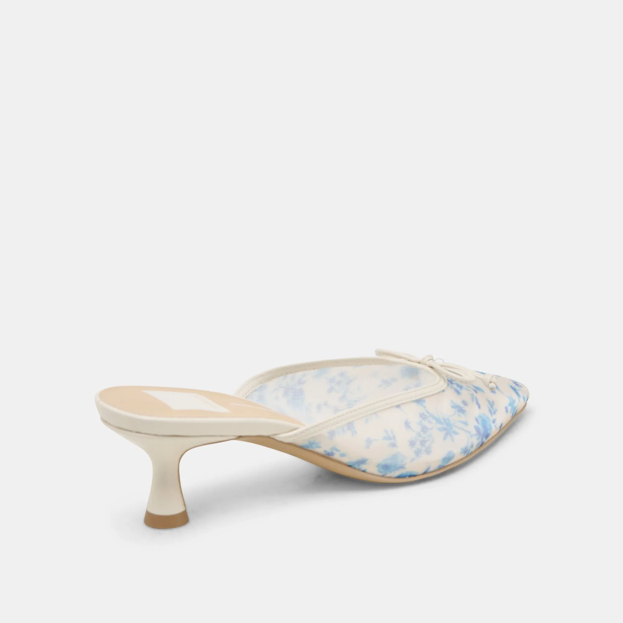 CLEO TALONS MESH FLEURIS BLEU