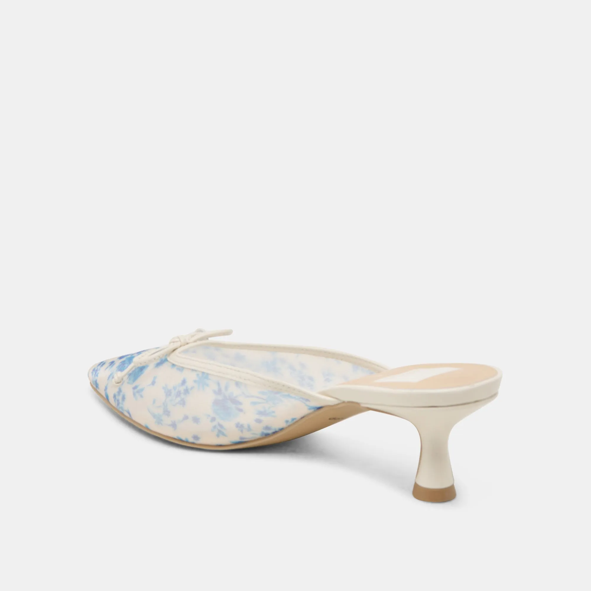 CLEO TALONS MESH FLEURIS BLEU