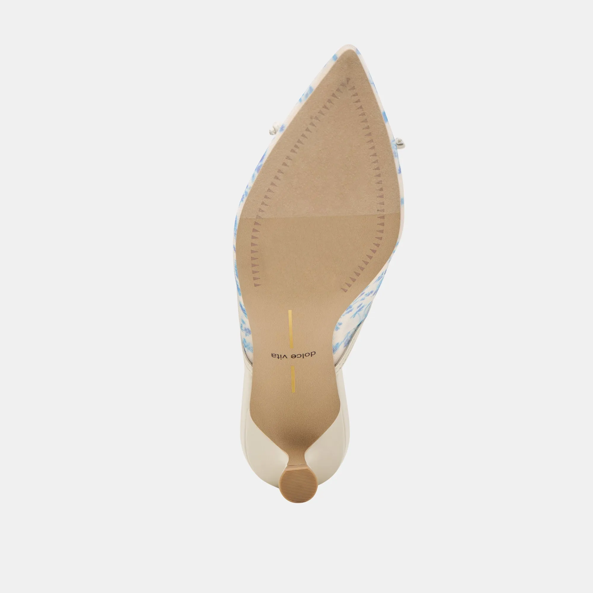 CLEO TALONS MESH FLEURIS BLEU