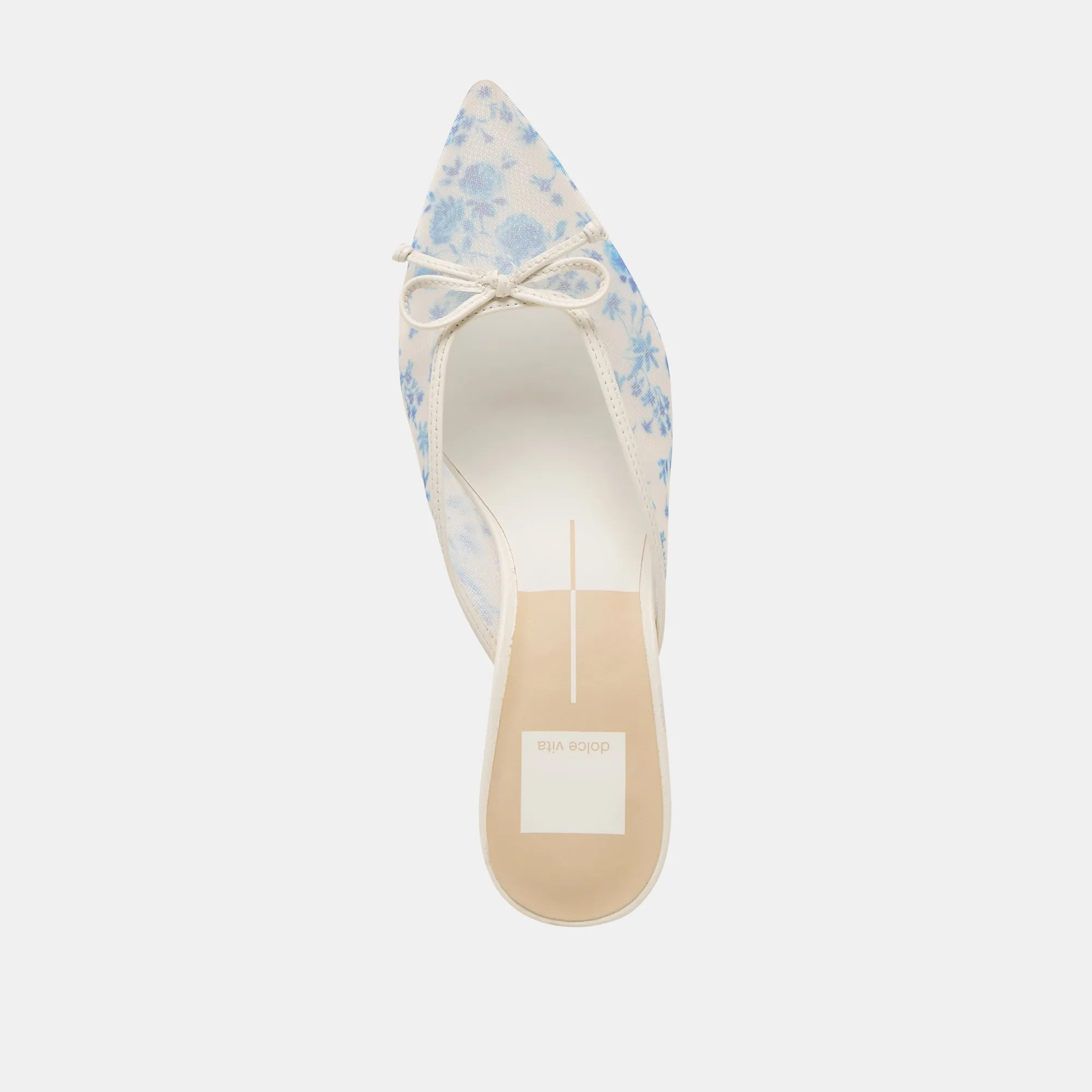 CLEO TALONS MESH FLEURIS BLEU