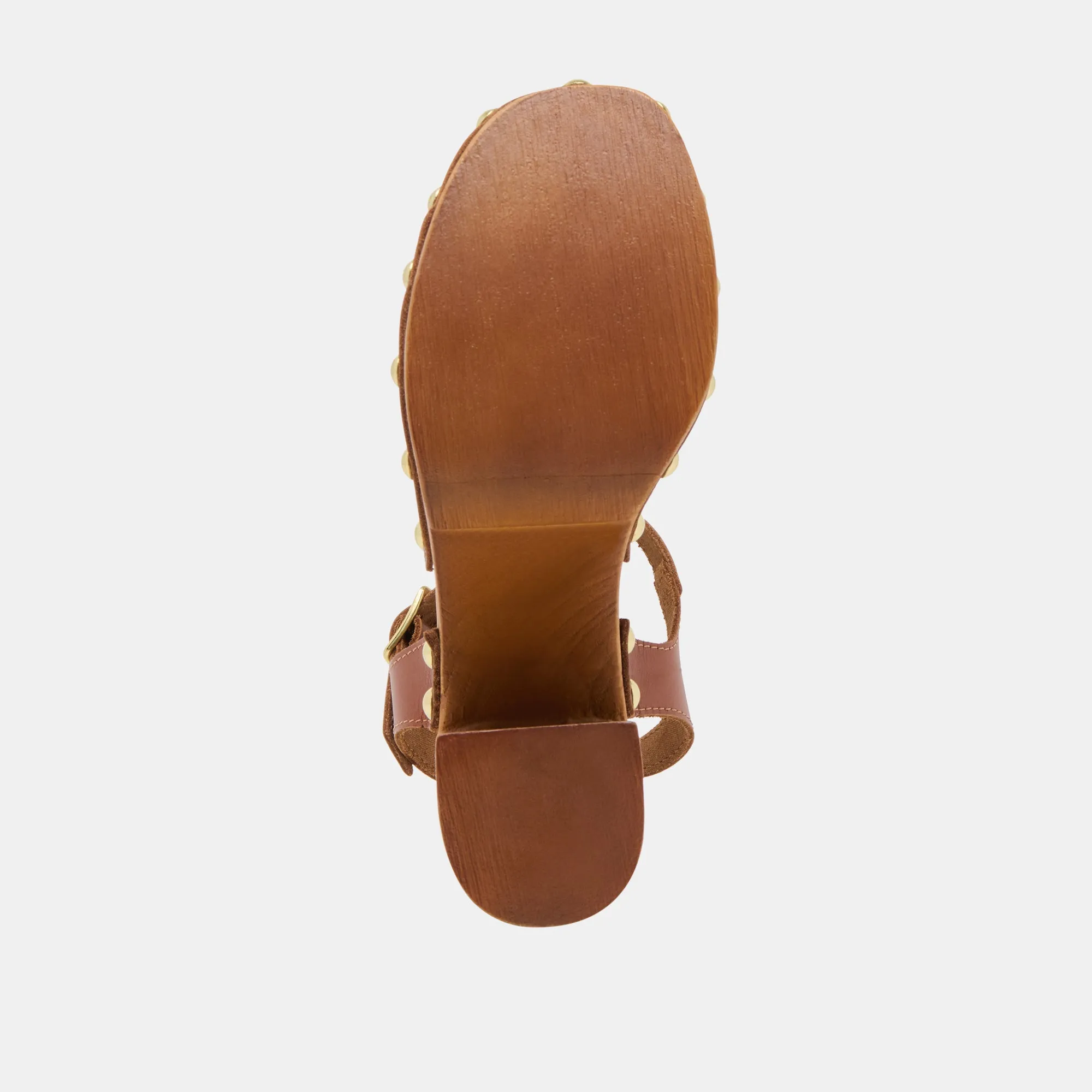 CLOVER HEELS COGNAC CUIR