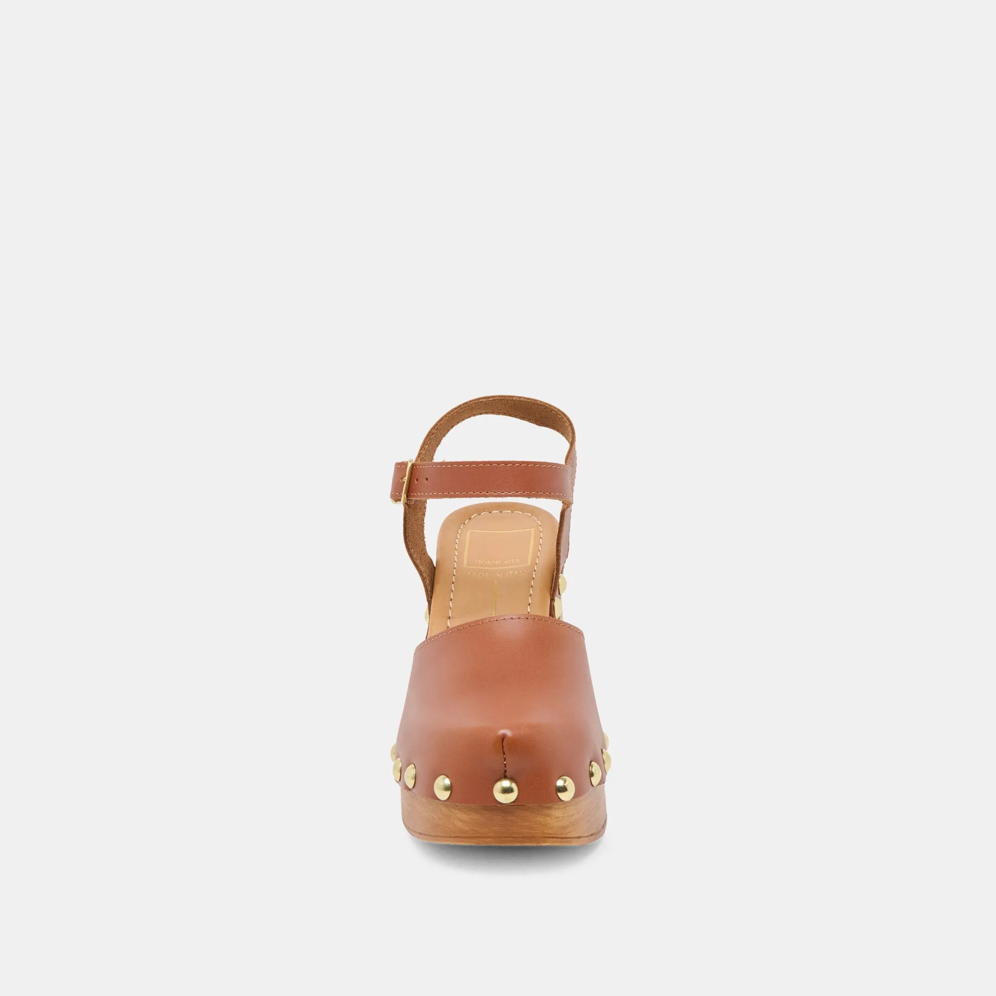 CLOVER HEELS COGNAC CUIR