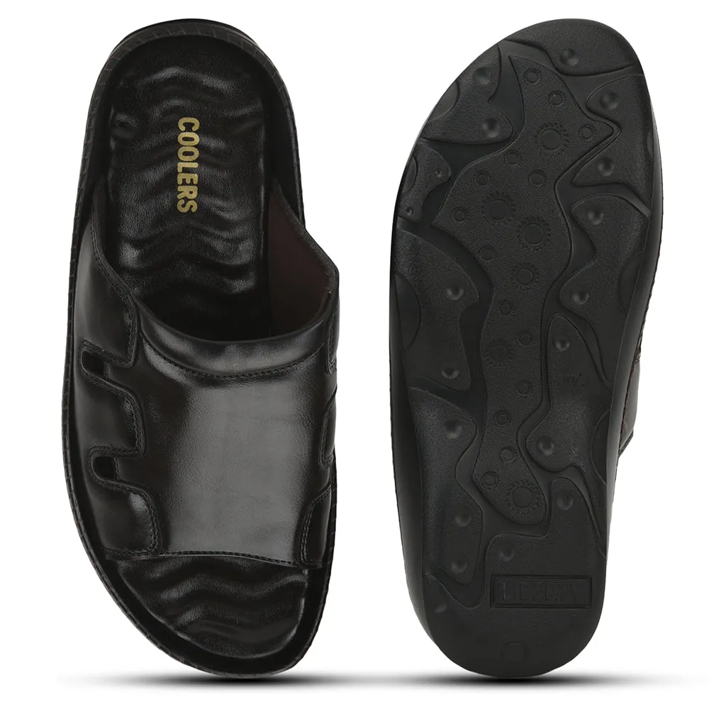 Chaussons décontractés marron Coolers pour hommes META-2 par Liberty