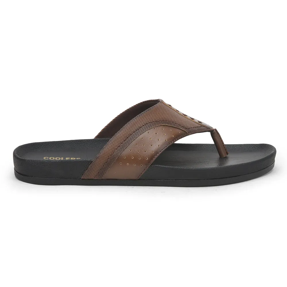 Coolers By Liberty Chaussons Pour Homme Marron Clair FAST-2