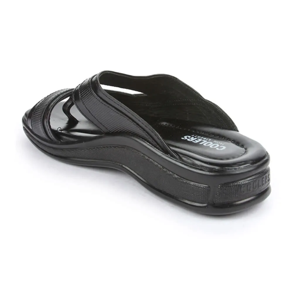 Chaussons Décontractés Noirs Coolers Pour Hommes 2050-01 Par Liberty