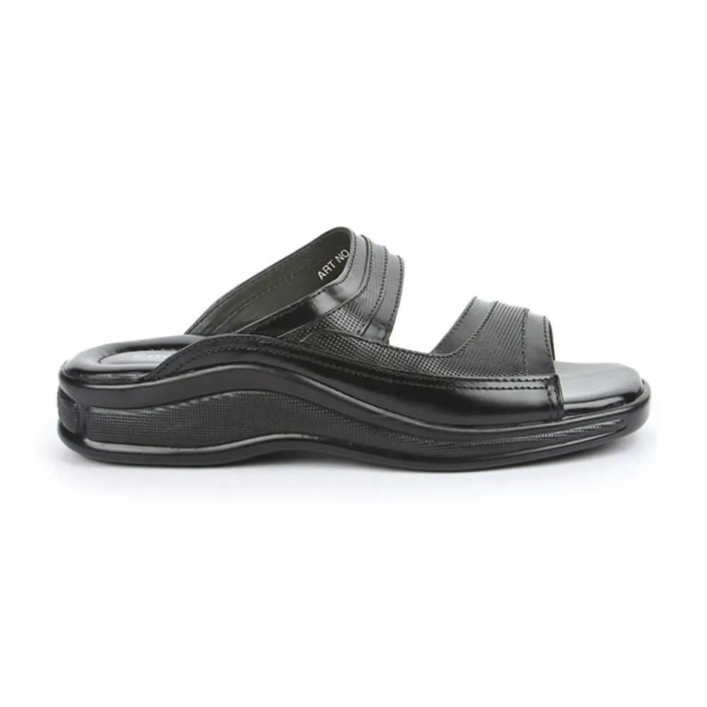Chaussons Décontractés Noirs Coolers Pour Hommes 2050-01 Par Liberty