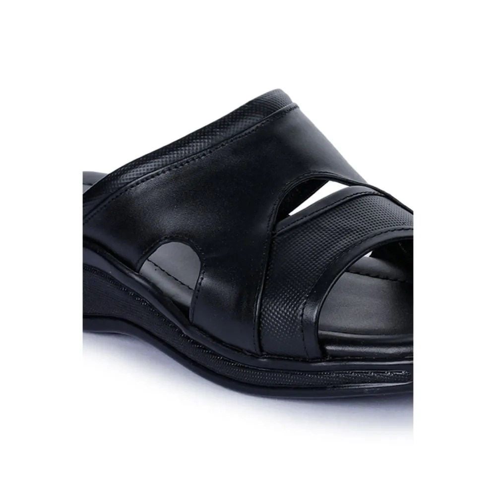 Chaussons décontractés Coolers (Noir) pour hommes 2050-12 par Liberty