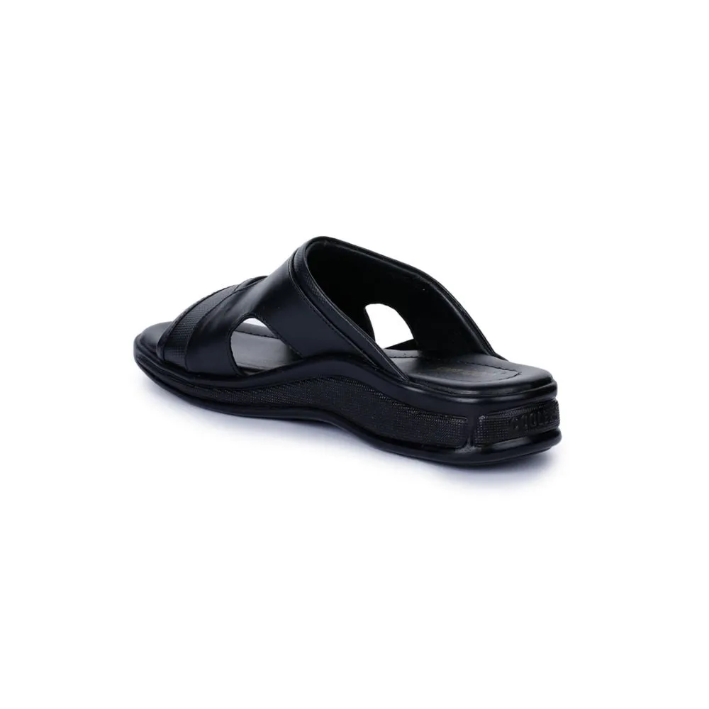 Chaussons décontractés Coolers (Noir) pour hommes 2050-12 par Liberty