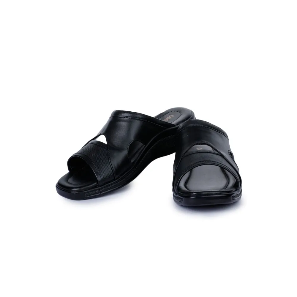 Chaussons décontractés Coolers (Noir) pour hommes 2050-12 par Liberty