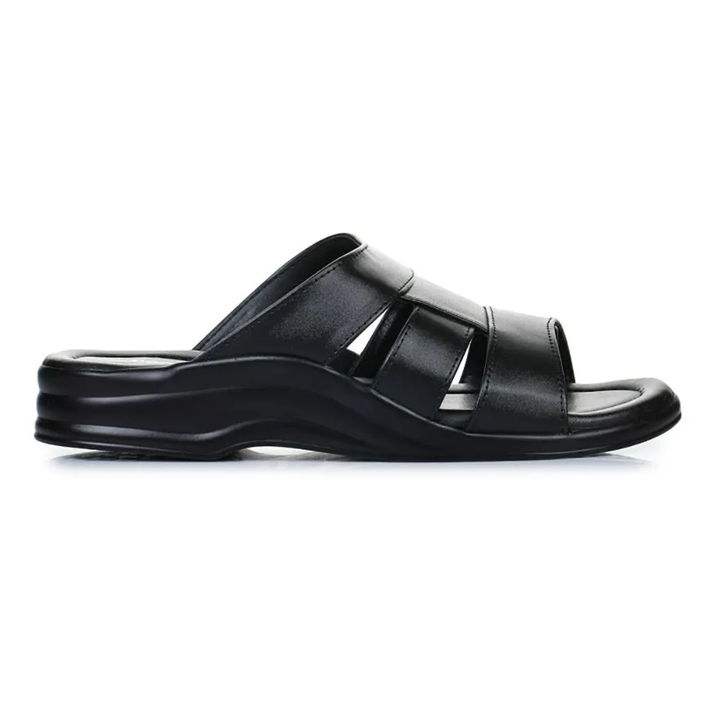 Chaussons décontractés Coolers (Noir) pour hommes 7123-120 par Liberty