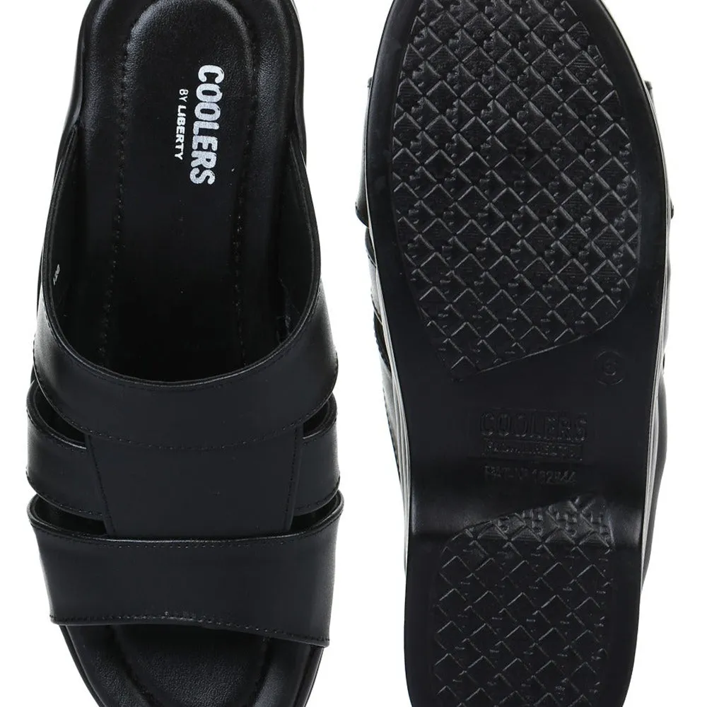 Chaussons décontractés Coolers (Noir) pour hommes 7123-120 par Liberty