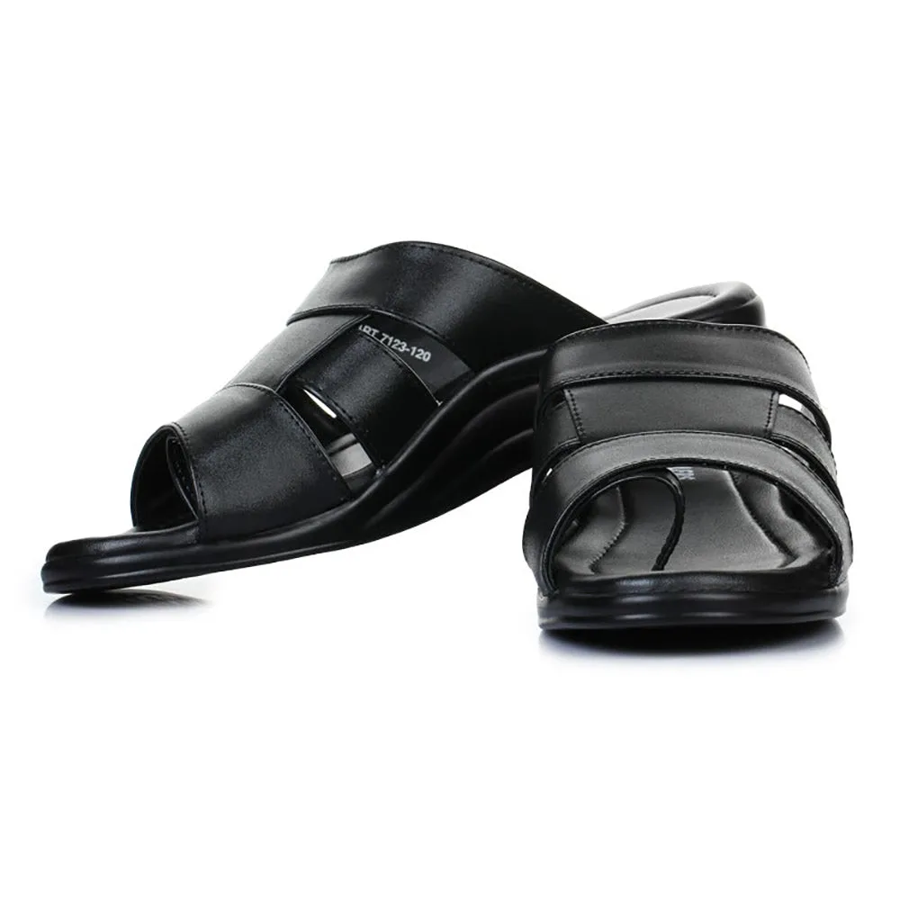 Chaussons décontractés Coolers (Noir) pour hommes 7123-120 par Liberty