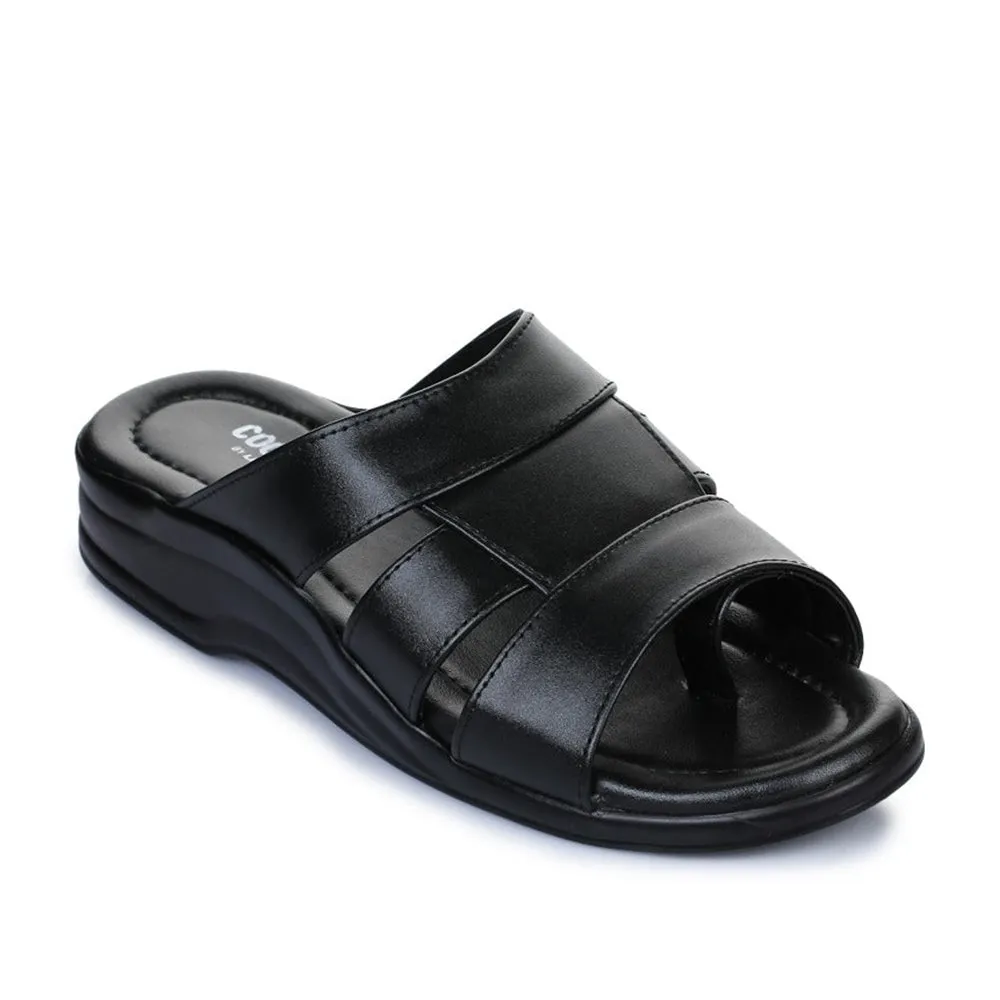 Chaussons décontractés Coolers (Noir) pour hommes 7123-120 par Liberty