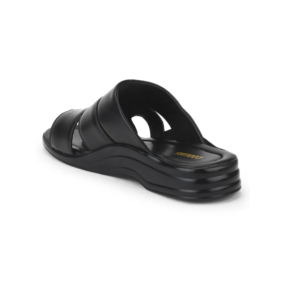 Chaussons décontractés Coolers (Noir) pour hommes 7123-510 par Liberty