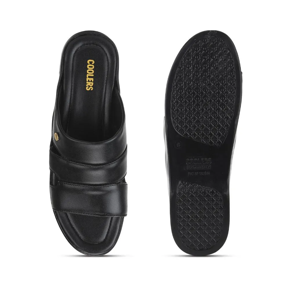 Chaussons décontractés Coolers (Noir) pour hommes 7123-510 par Liberty