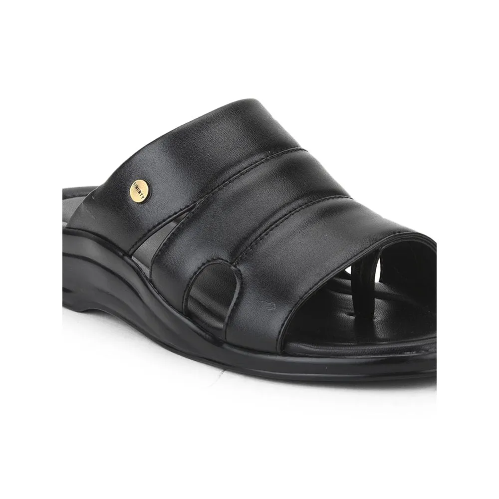 Chaussons décontractés Coolers (Noir) pour hommes 7123-510 par Liberty