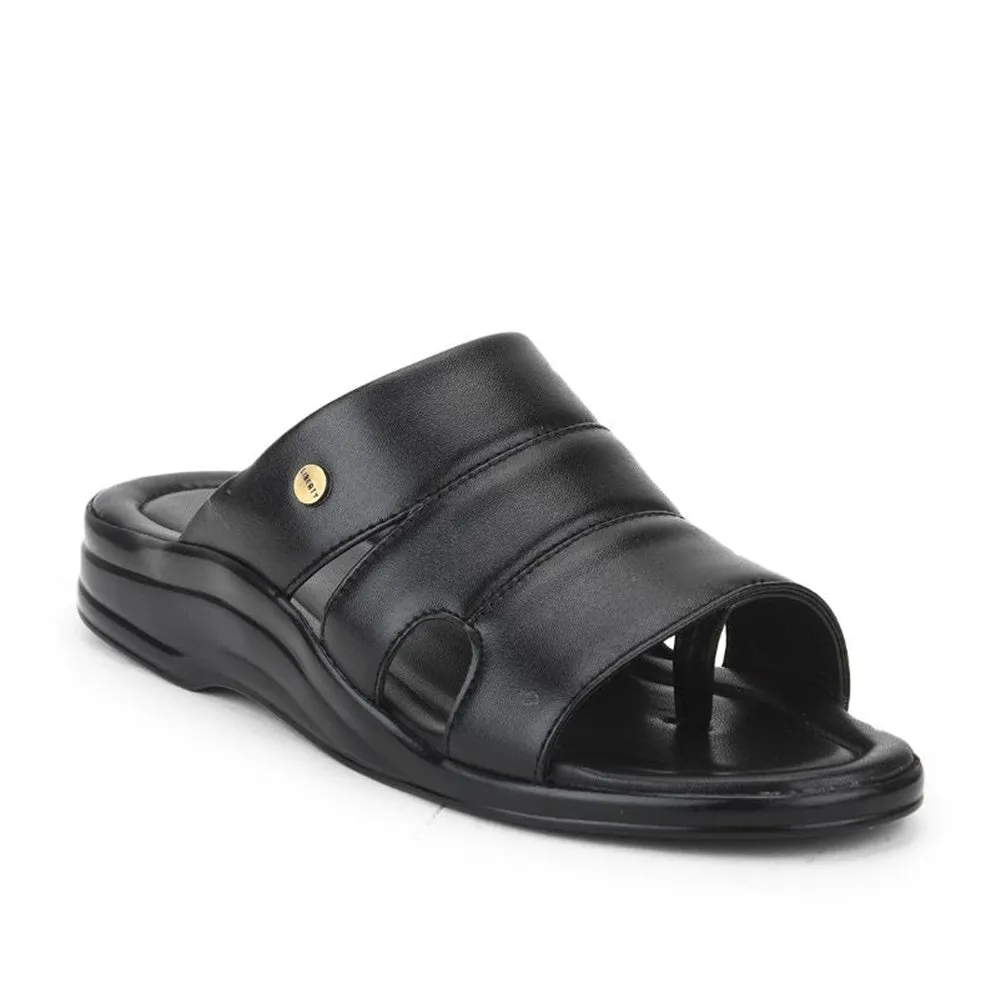 Chaussons décontractés Coolers (Noir) pour hommes 7123-510 par Liberty