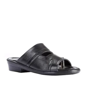 Chaussons décontractés Coolers (Noir) pour hommes 7153-44 par Liberty