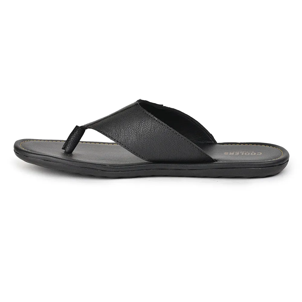 Chaussons décontractés noirs pour hommes AVN-13 par Liberty
