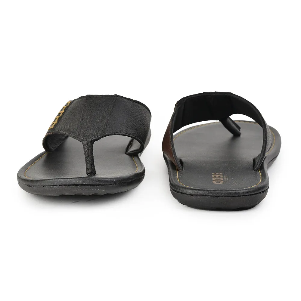 Chaussons décontractés noirs pour hommes AVN-13 par Liberty