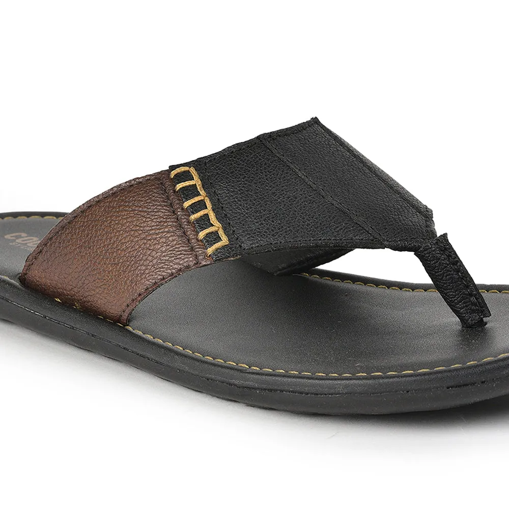 Chaussons décontractés noirs pour hommes AVN-13 par Liberty