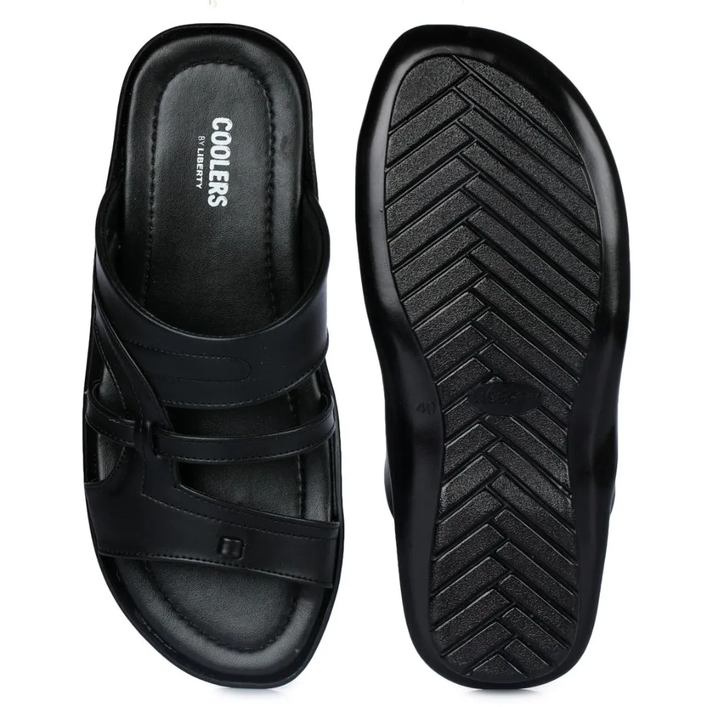 Chaussons Décontractés Noirs Pour Hommes COOL99-1 Par Liberty