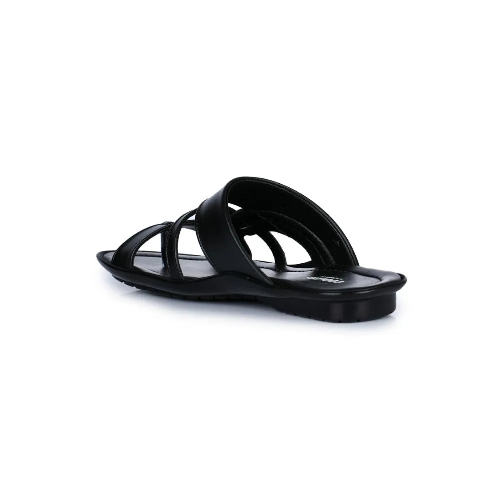Chaussons Décontractés Noirs Pour Hommes COOL99-1 Par Liberty