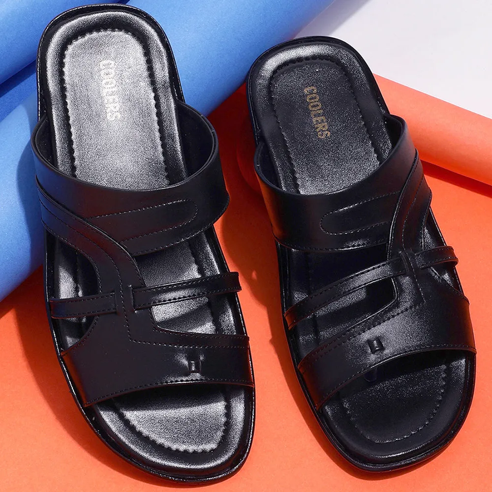 Chaussons Décontractés Noirs Pour Hommes COOL99-1 Par Liberty