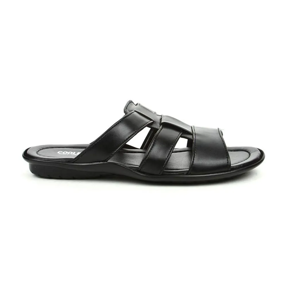Chaussons décontractés Coolers (Noir) pour hommes COOL99-3 par Liberty