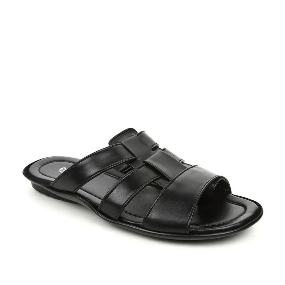 Chaussons décontractés Coolers (Noir) pour hommes COOL99-3 par Liberty