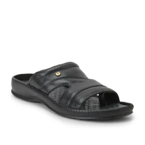 COOLERS Décontracté (Noir) Pantoufles Pour Hommes STEAMER-02 Par Liberty