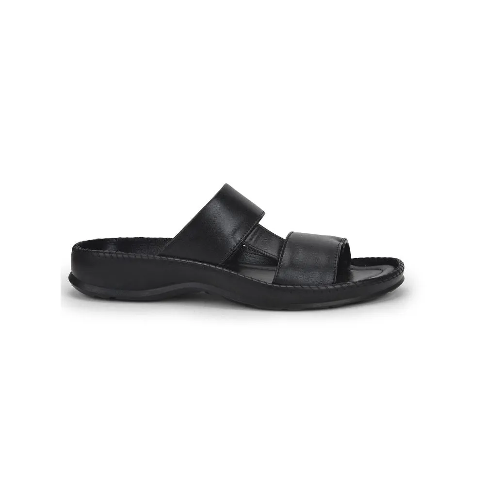 Chaussons décontractés Coolers (Noir) pour hommes Stemer-12 par Liberty