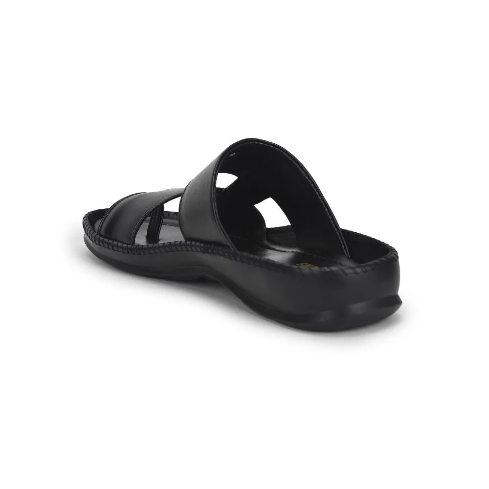 Chaussons décontractés Coolers (Noir) pour hommes Stemer-12 par Liberty