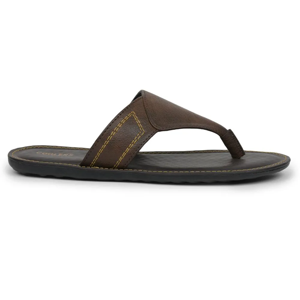 Chaussons décontractés marron pour hommes AVN-15 par Liberty