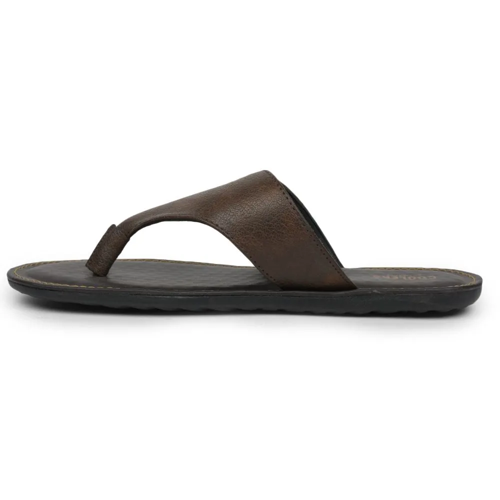 Chaussons décontractés marron pour hommes AVN-15 par Liberty