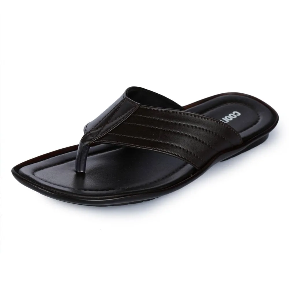 Chaussons décontractés marron pour hommes COOL99-120 par Liberty