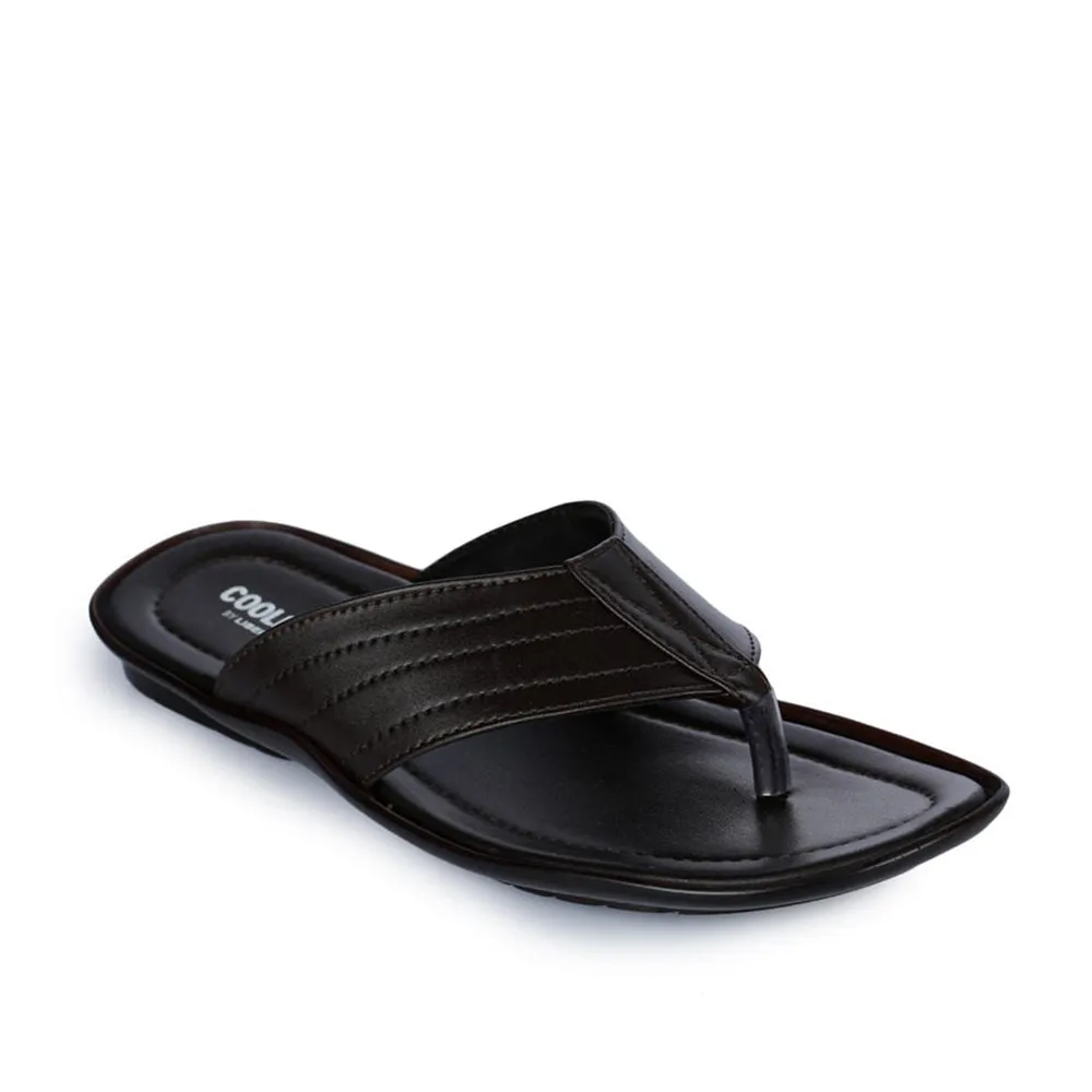 Chaussons décontractés marron pour hommes COOL99-120 par Liberty