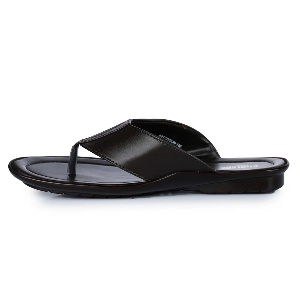 Chaussons décontractés marron pour hommes COOL99-120 par Liberty