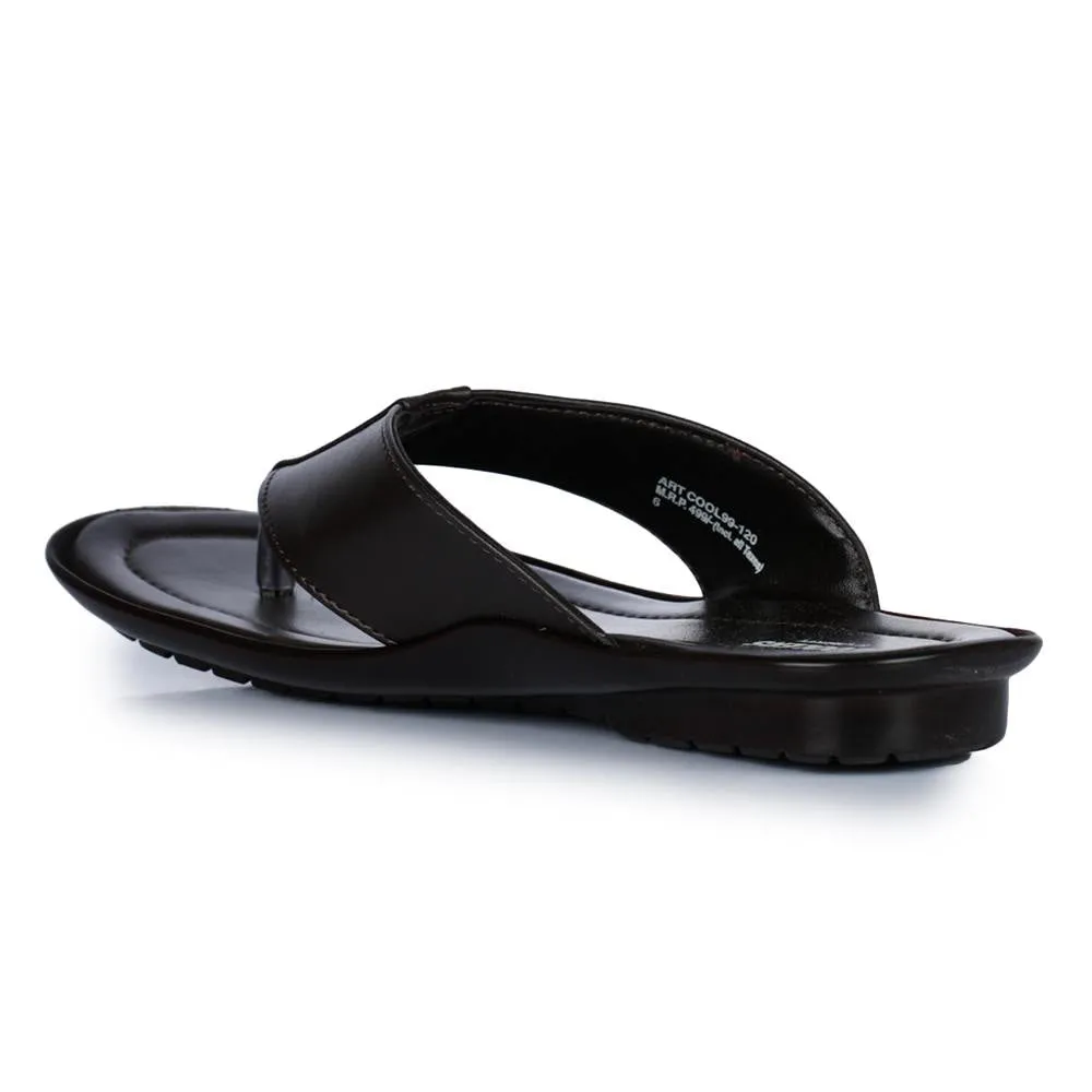 Chaussons décontractés marron pour hommes COOL99-120 par Liberty