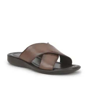 Chaussons décontractés Coolers pour hommes (Beige) CROSS-1E par Liberty