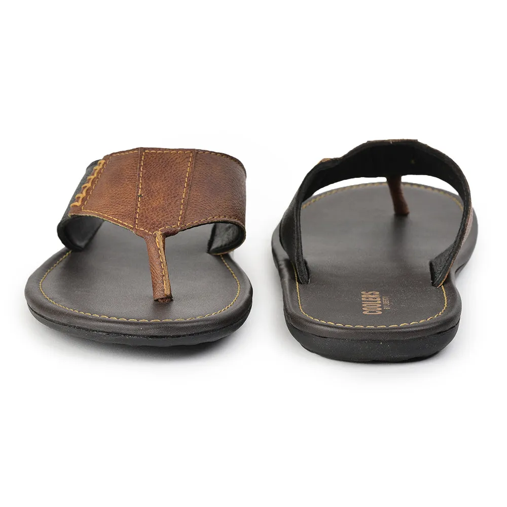 Mules décontractées beige clair pour hommes AVN-13 par Liberty