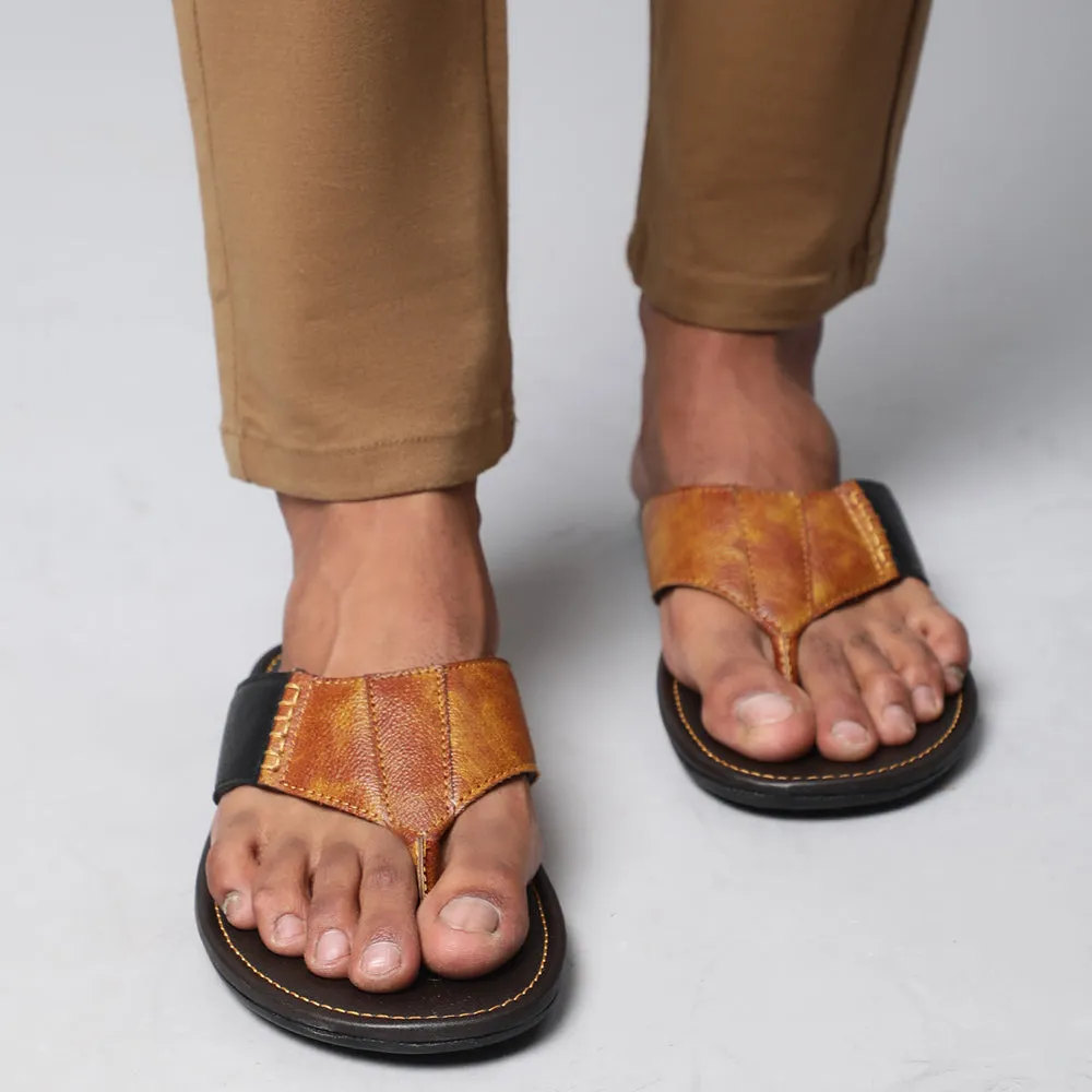 Mules décontractées beige clair pour hommes AVN-13 par Liberty